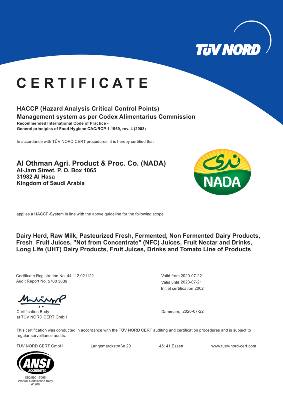HACCP Management system