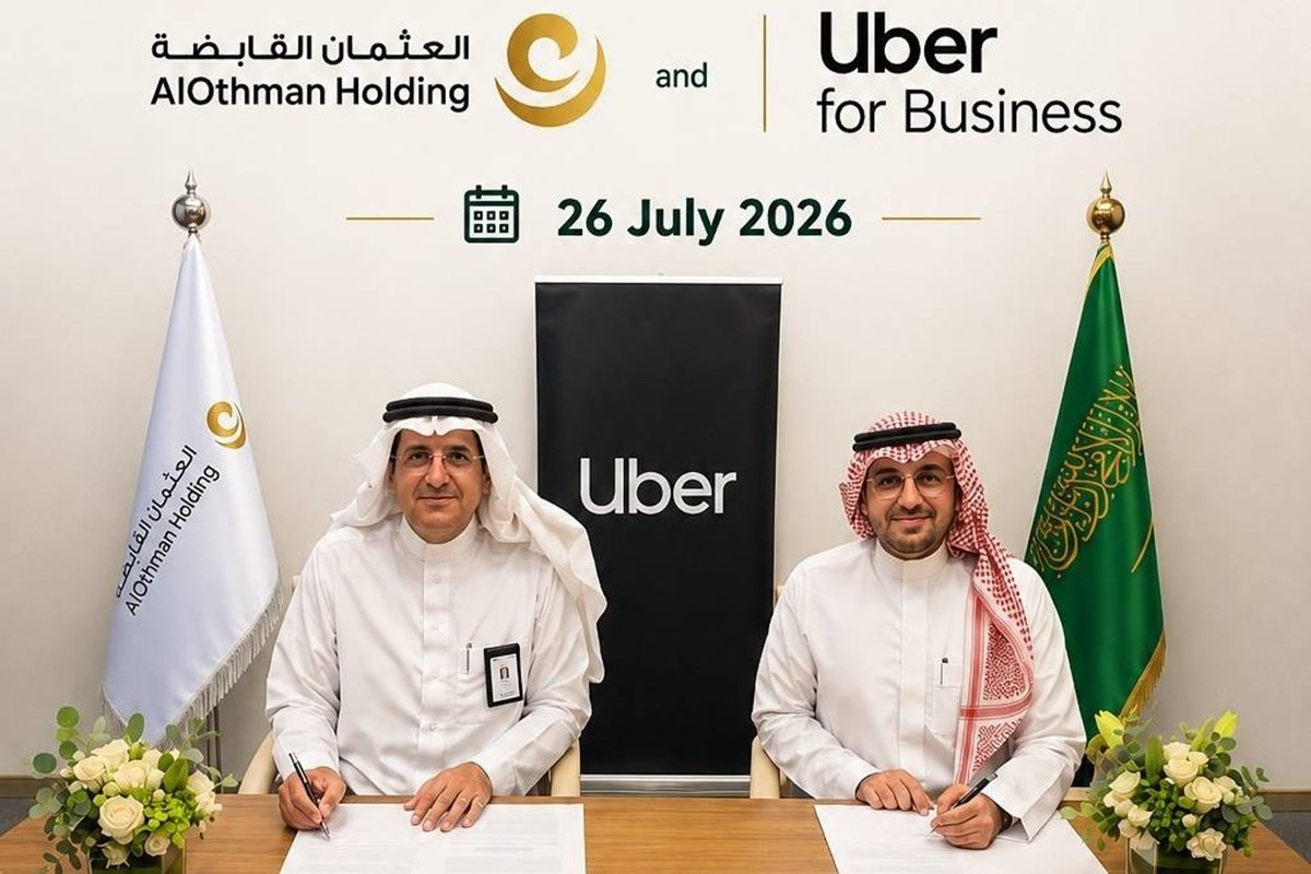 أبرمت شركة العثمان القابضة اتفاقية شراكة استراتيجية مع "أوبر للأعمال" (Uber for Business).